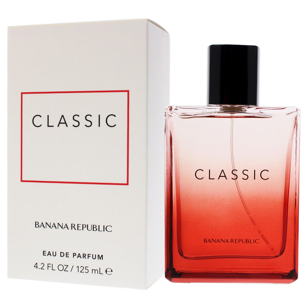BANANA REPUBLIC Classic Red 125ml EDP for Women – Floral Scent, 4.2 Fl Oz