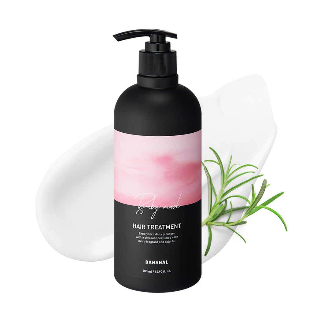 BANANAL Korean Hair Treatment Conditioner - Protein & Moisture-Rich for Damaged Hair | Keratin, Centella & Shea Butter