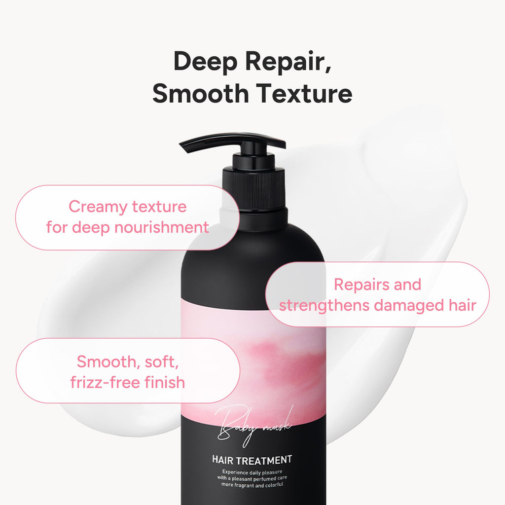 BANANAL Korean Hair Treatment Conditioner - Protein & Moisture-Rich for Damaged Hair | Keratin, Centella & Shea Butter
