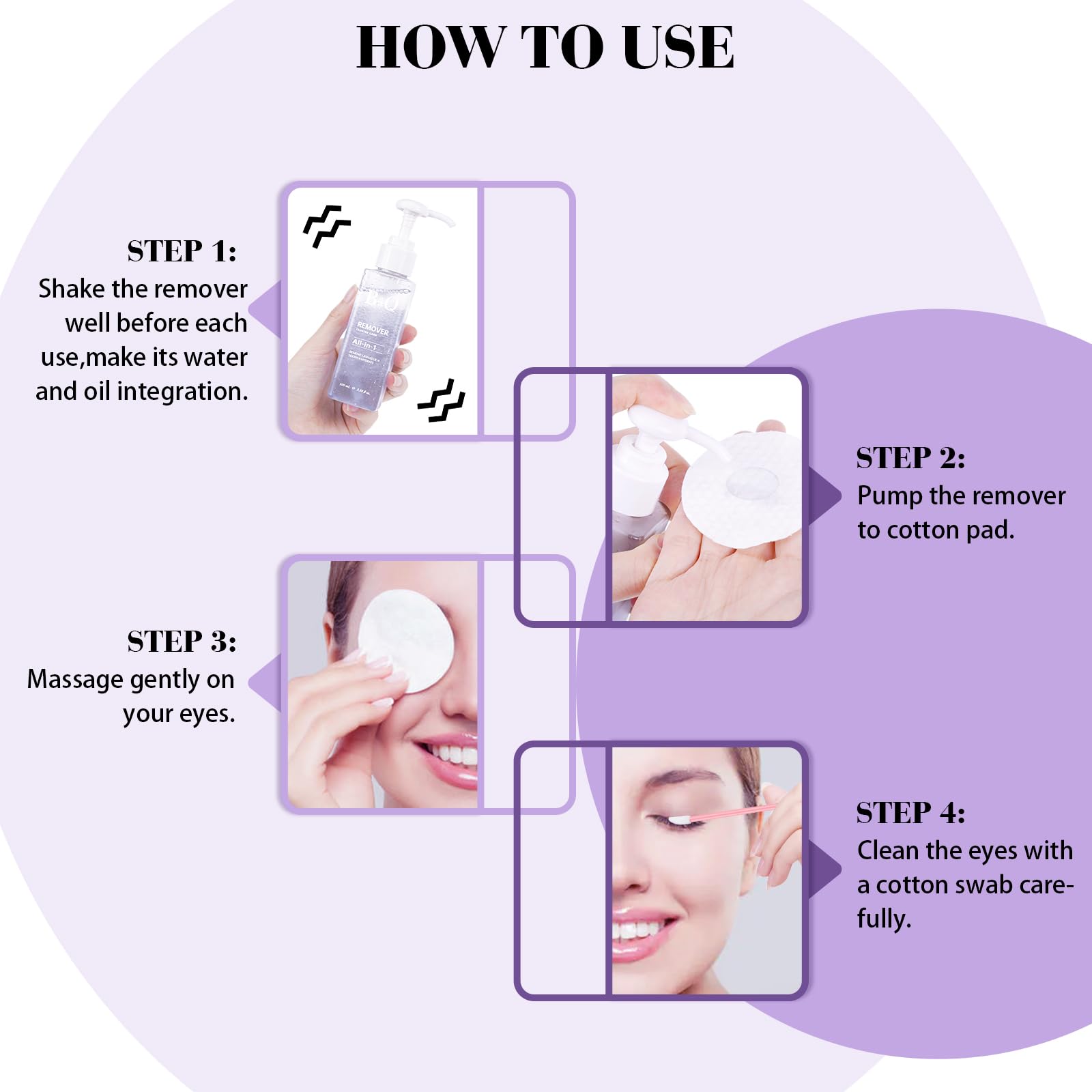 B&Qaugen Lash Remover 100ml – Safe, Oil- and Alcohol-Free Cluster Lash Glue Remover