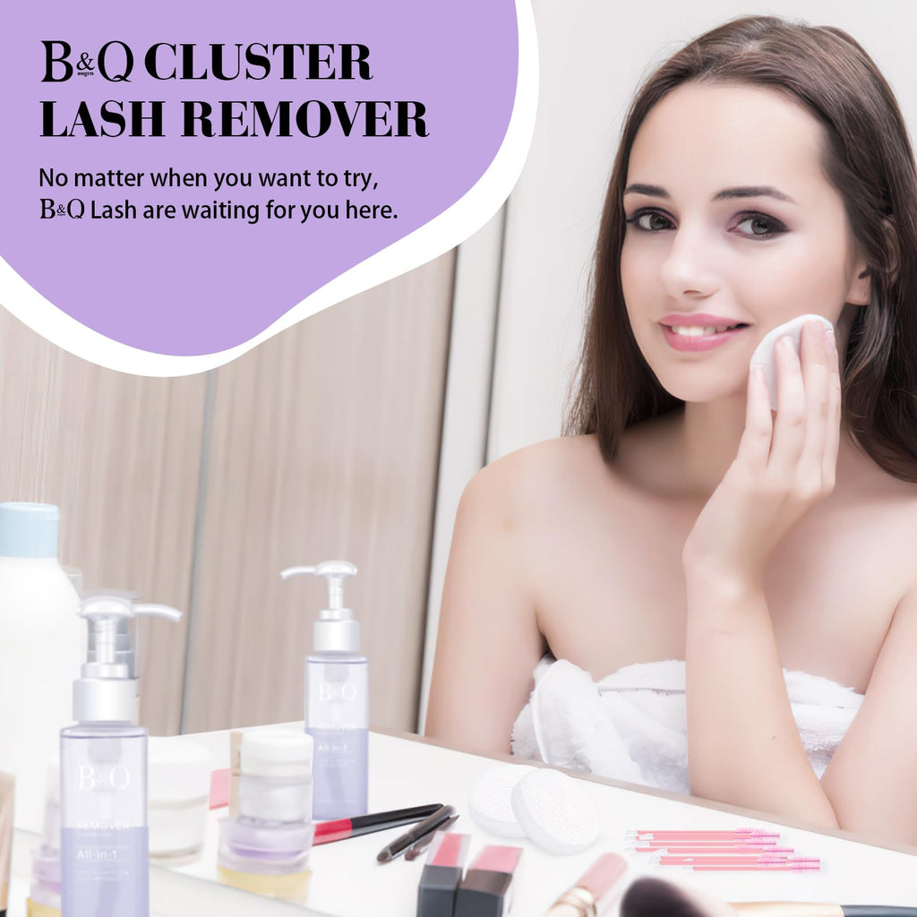 B&Qaugen Lash Remover 100ml – Safe, Oil- and Alcohol-Free Cluster Lash Glue Remover