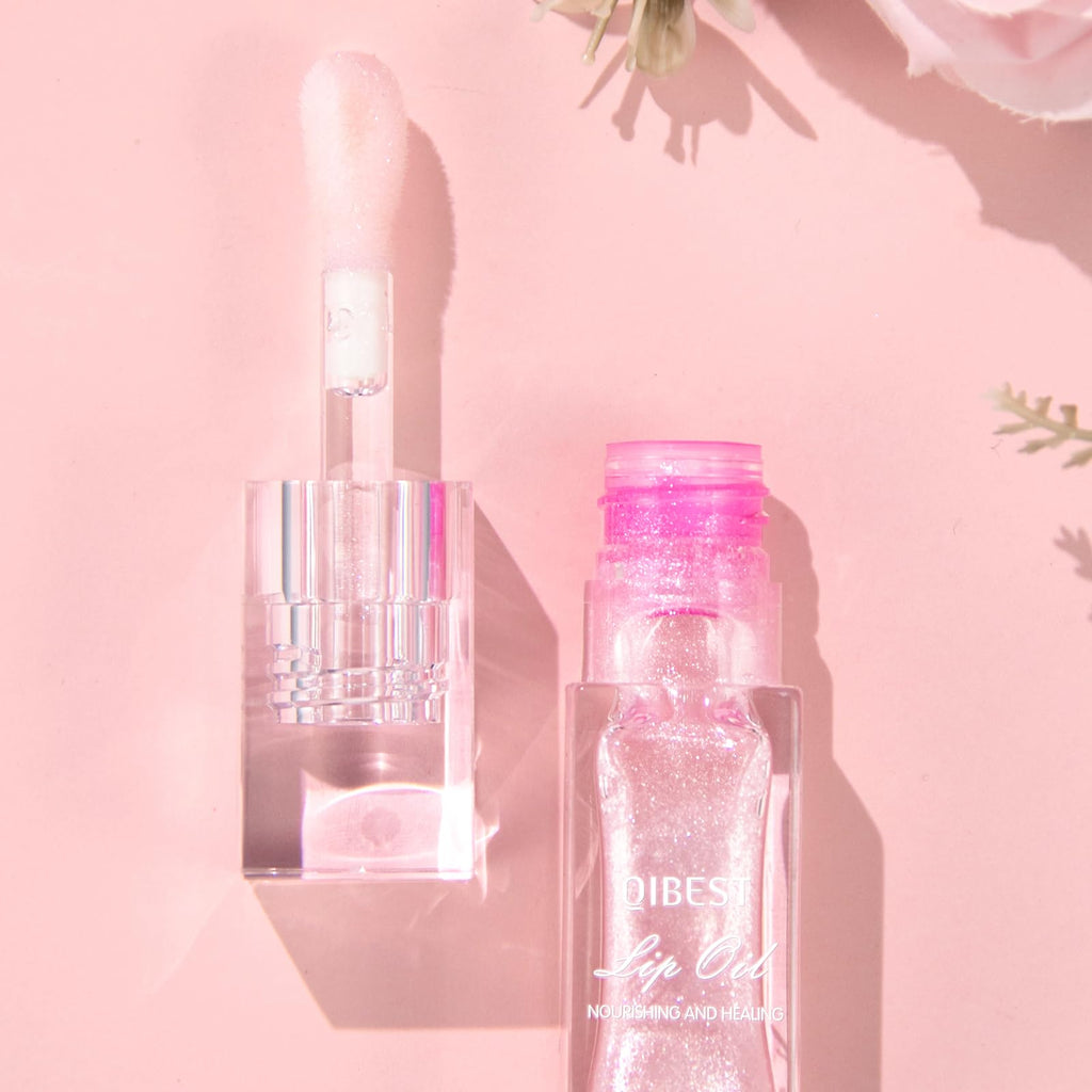 Bangfeng 2Pcs Magic Color-Changing Lip Oil – Hydrating, Plumping, Non-Sticky Glimmer Glow