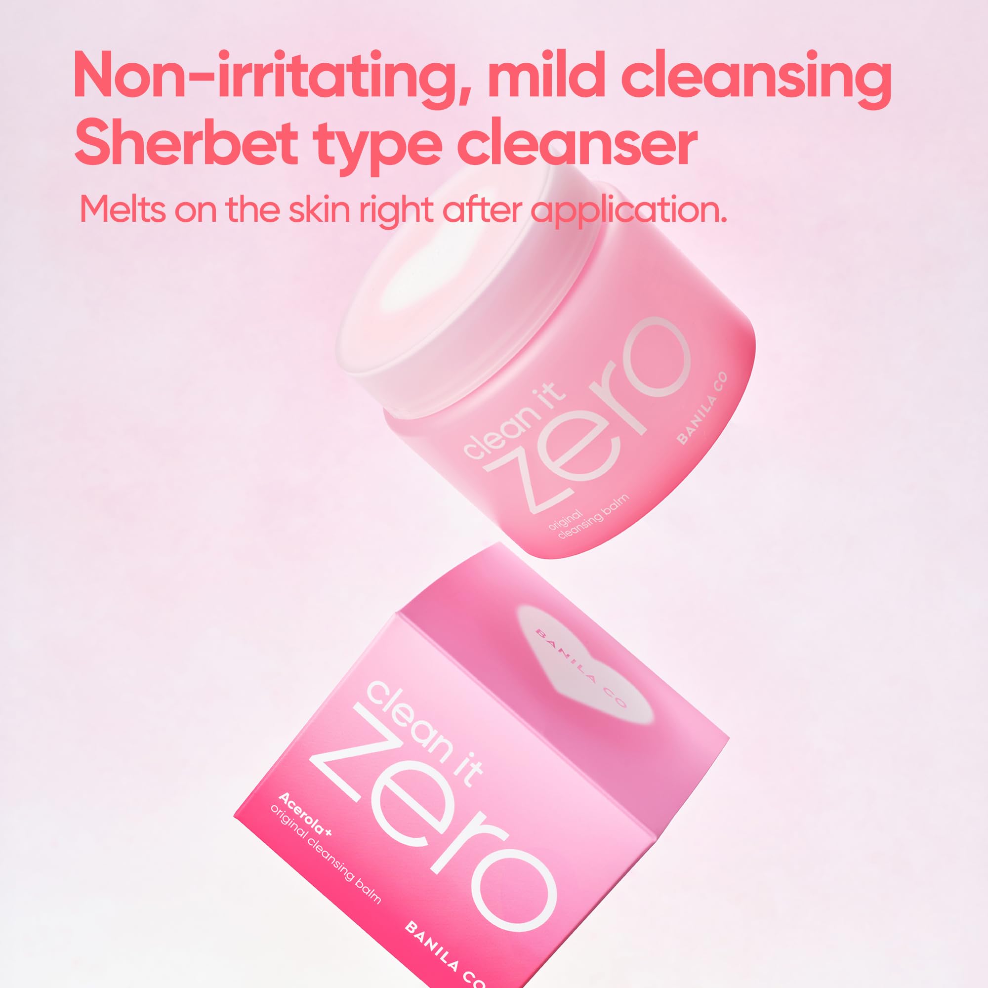 BANILA CO Clean It Zero Original Heart Edition Cleansing Balm – Vegan, Acerola Berry & Vitamin C (180ml)