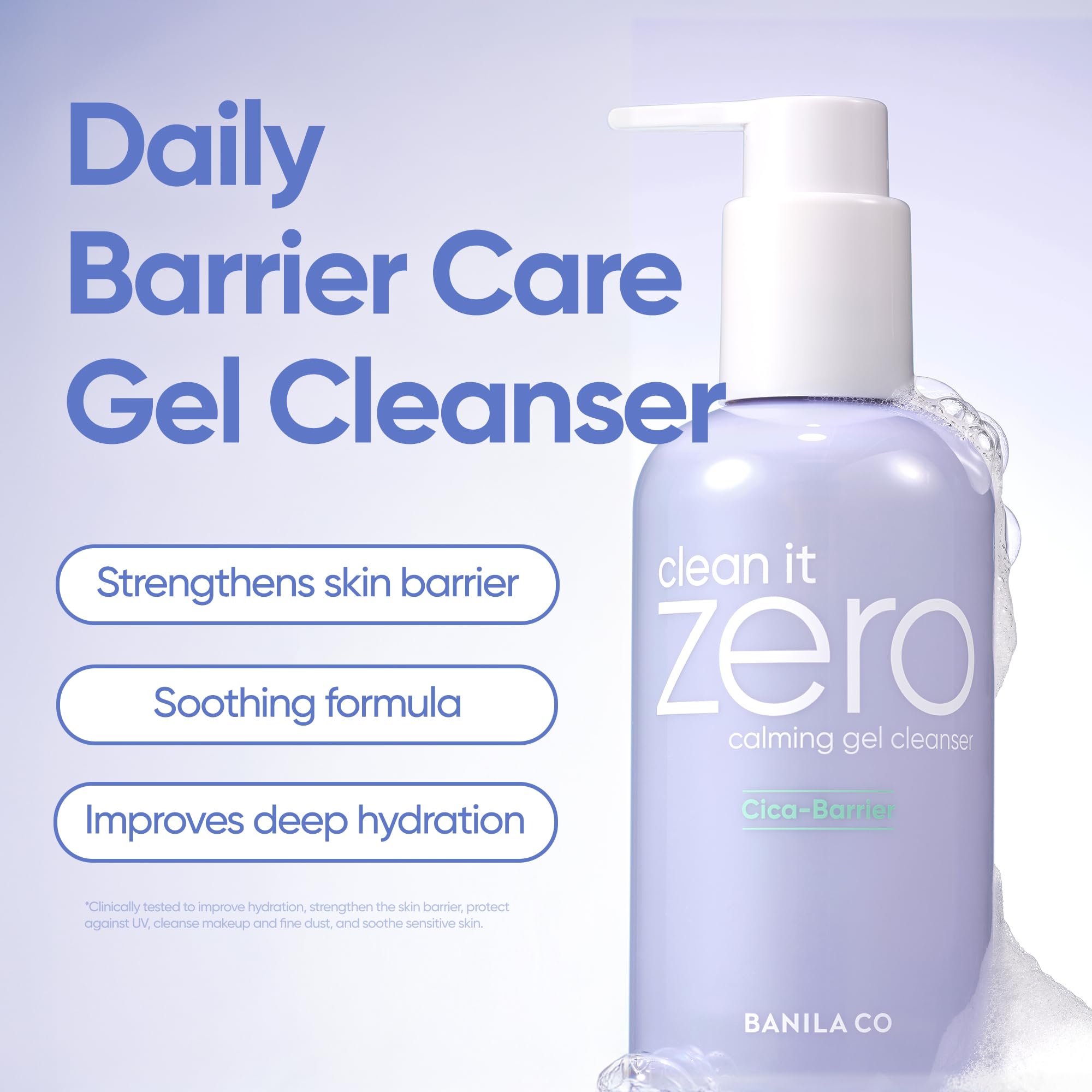 BANILA CO Clean It Zero Calming Gel Cleanser | Gentle Hydration with Centella & Amino Acids