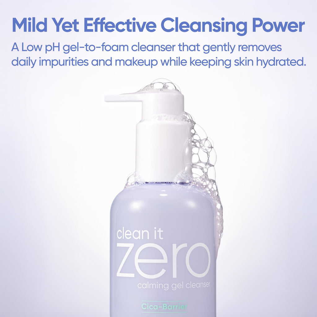 BANILA CO Clean It Zero Calming Gel Cleanser | Gentle Hydration with Centella & Amino Acids