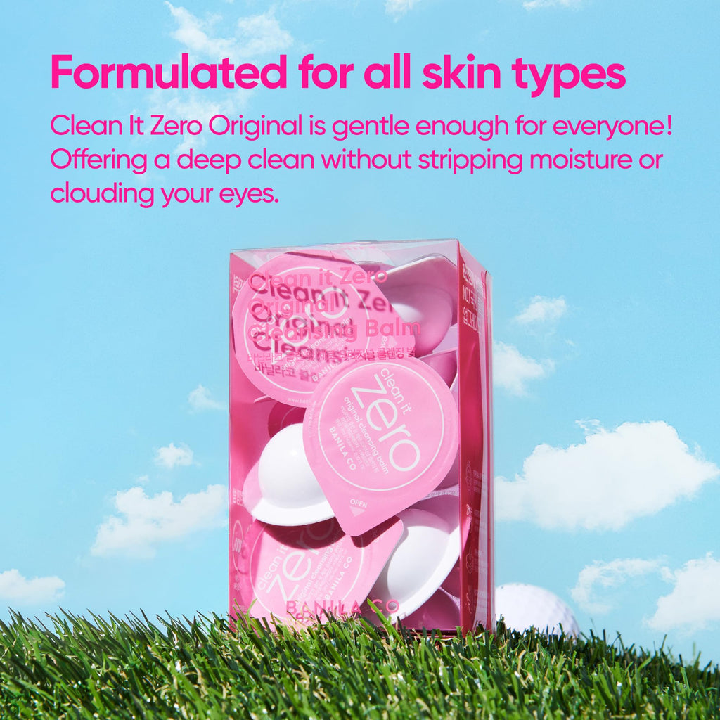 BANILA CO Clean It Zero Original Cleansing Balm Travel Kit | 16 Mini Pods (3ml) for Waterproof Makeup