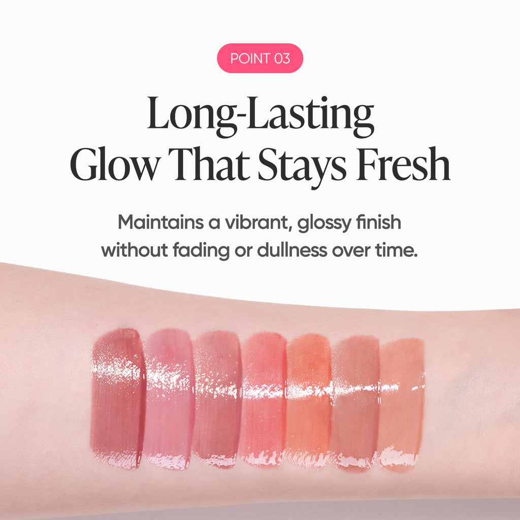 BANILA CO Dew Glow Tint PK01 Pink Guava – Hydrating Lip Tint with Dewy Shine (3.8g)