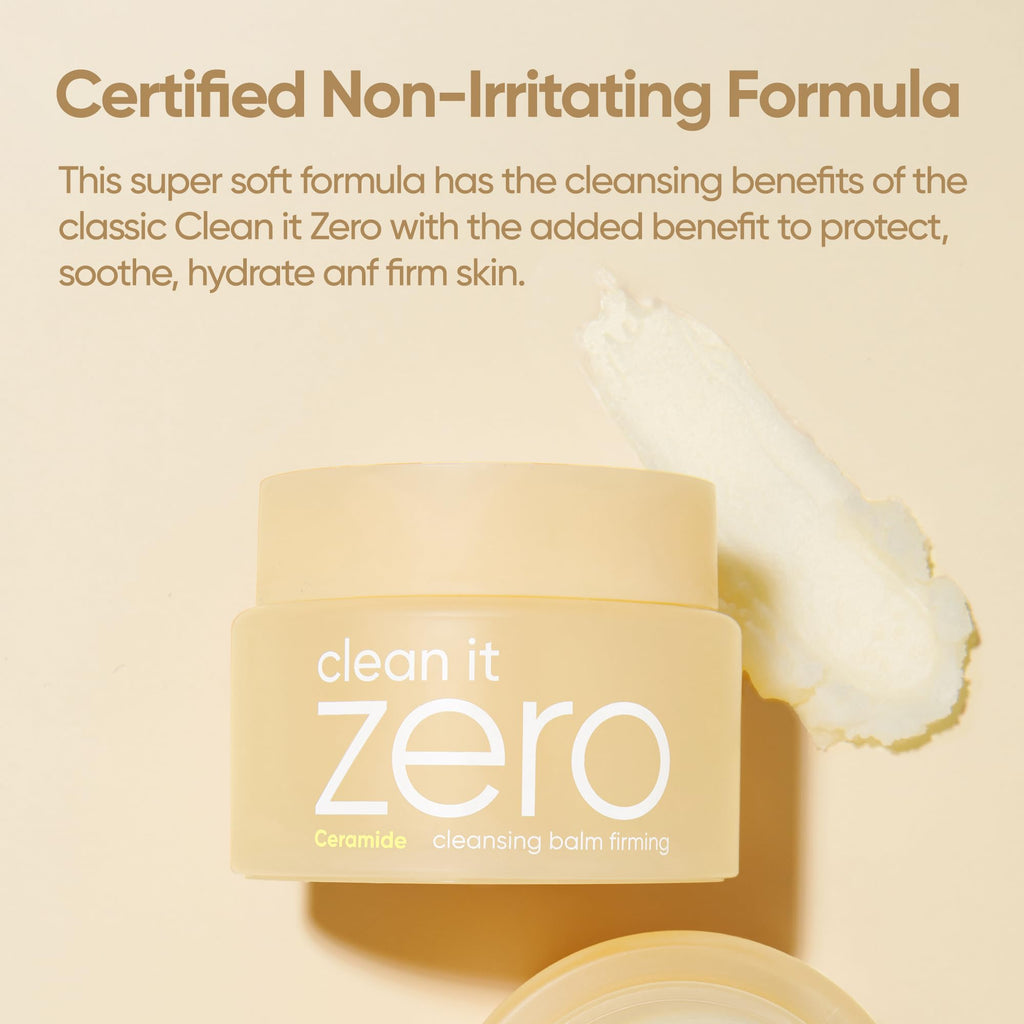 BANILA CO Clean it Zero Firming Cleansing Balm – Vegan Makeup Remover with Moringa Ceramide & Panthenol (100ml)