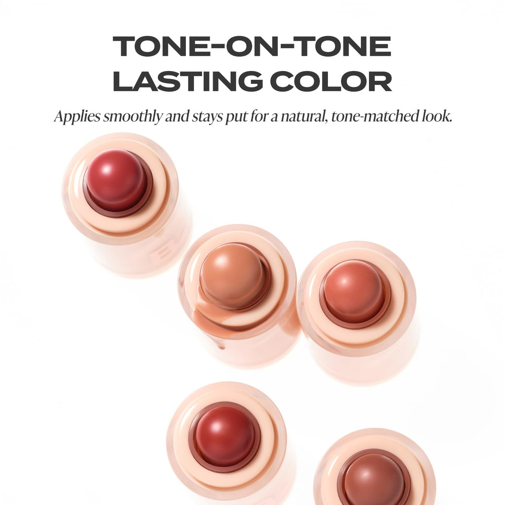 BANILA CO Romantic Blush Lip & Cheek 04 Flora | Creamy Multi-Use Stick for Lips & Cheeks