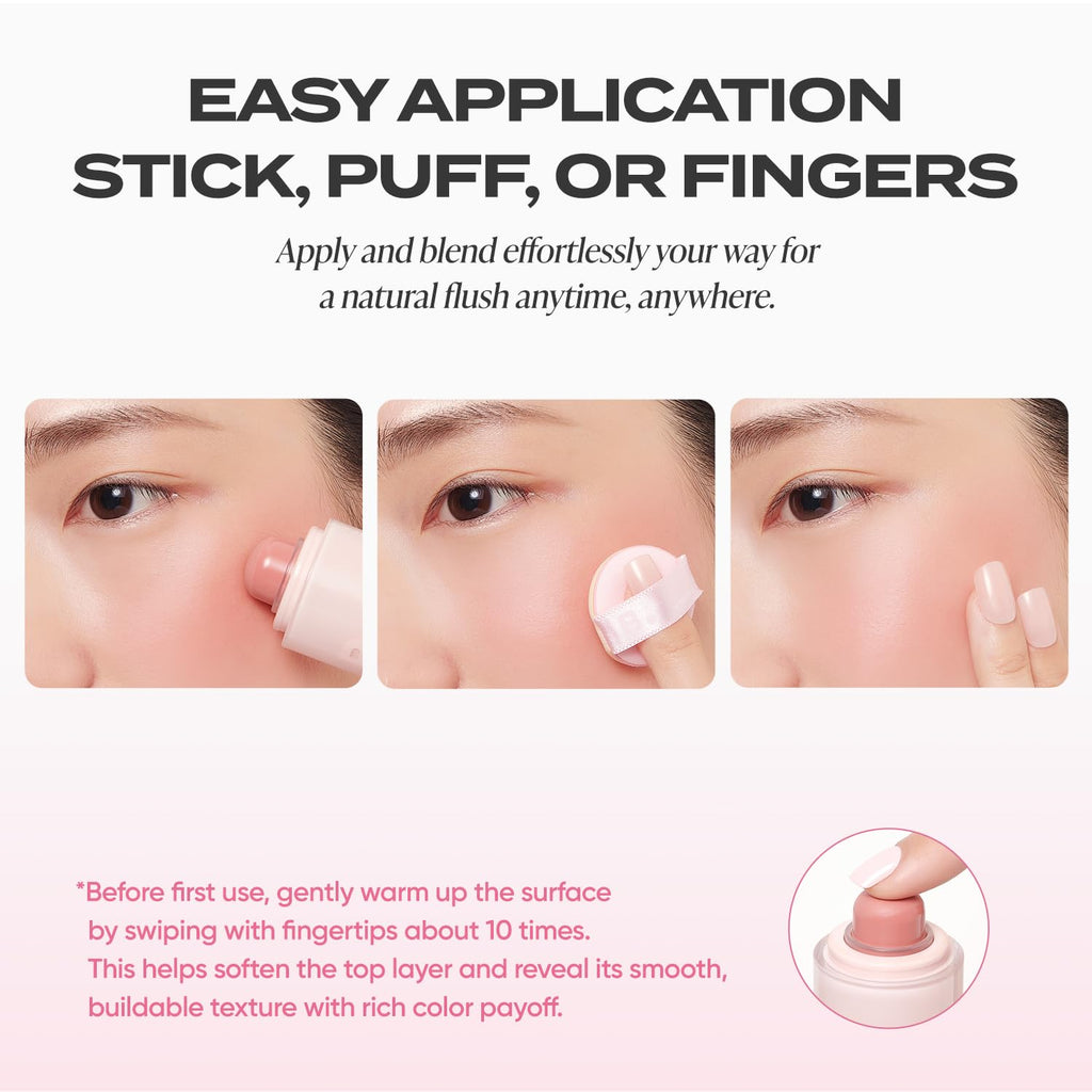 BANILA CO Romantic Blush Lip & Cheek | Creamy Multi-Use Stick in 10 Toffee Chocolate (3.7g)