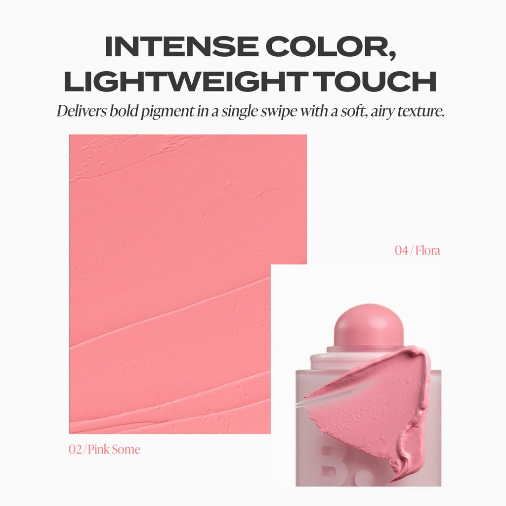 BANILA CO Romantic Blush Lip & Cheek 04 Flora | Creamy Multi-Use Stick for Lips & Cheeks