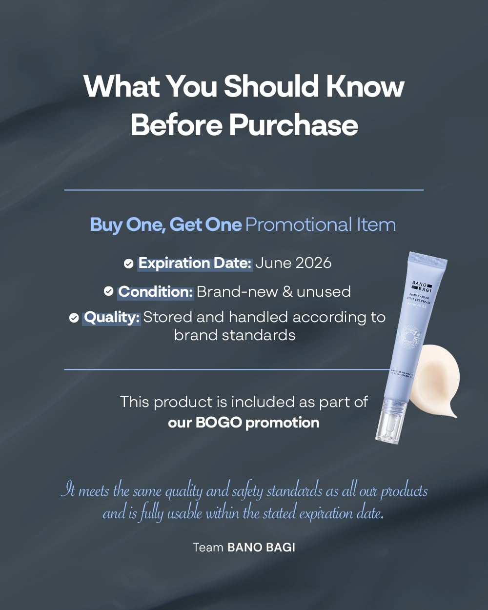 Banobagi PDRN Eye Cream – Hydrating, Fragrance-Free Under-Eye Care | BANOBAGI