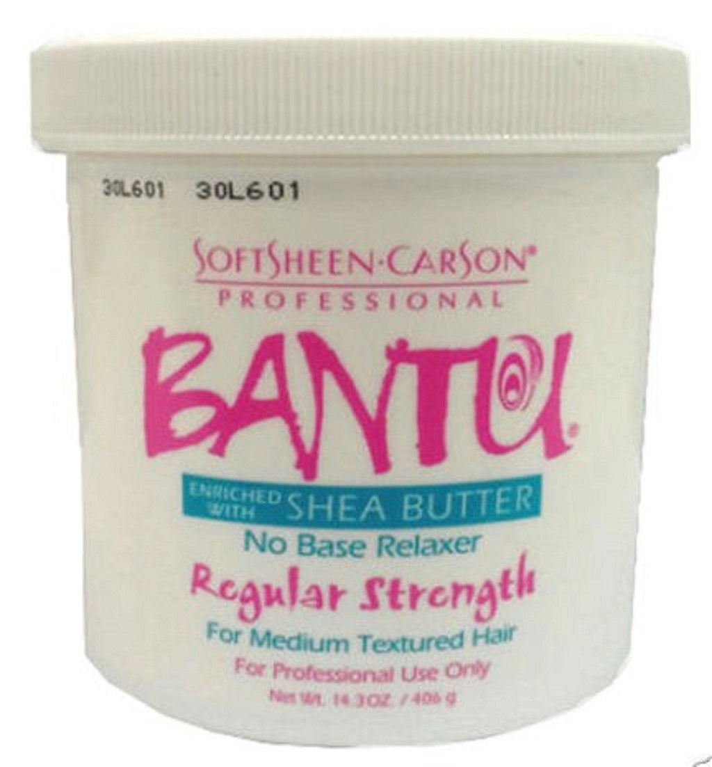 BANTU No Base Relaxer Regular 15oz – Shea Butter Formula for Smooth, Fast Straightening