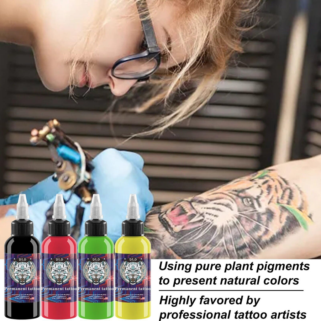 BAODELI Tattoo Ink Set 14 Colors – 1oz (30ml) Professional Pigment Kit TI203-30-14