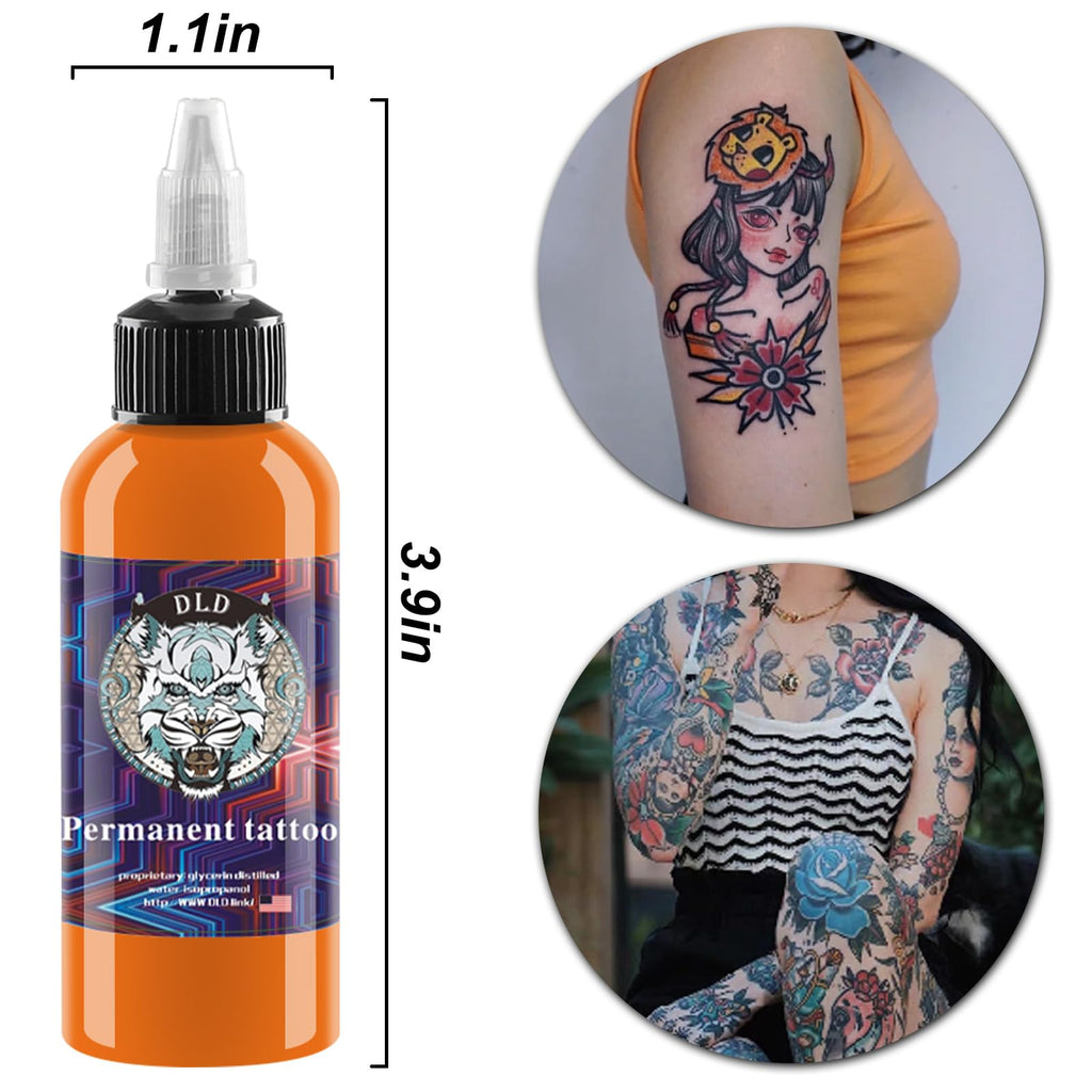 BAODELI Tattoo Ink Set 14 Colors – 1oz (30ml) Professional Pigment Kit TI203-30-14