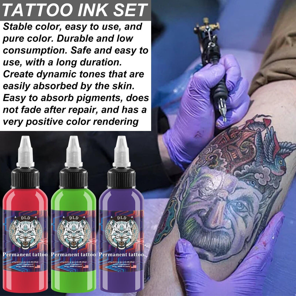 BAODELI Tattoo Ink Set 14 Colors – 1oz (30ml) Professional Pigment Kit TI203-30-14
