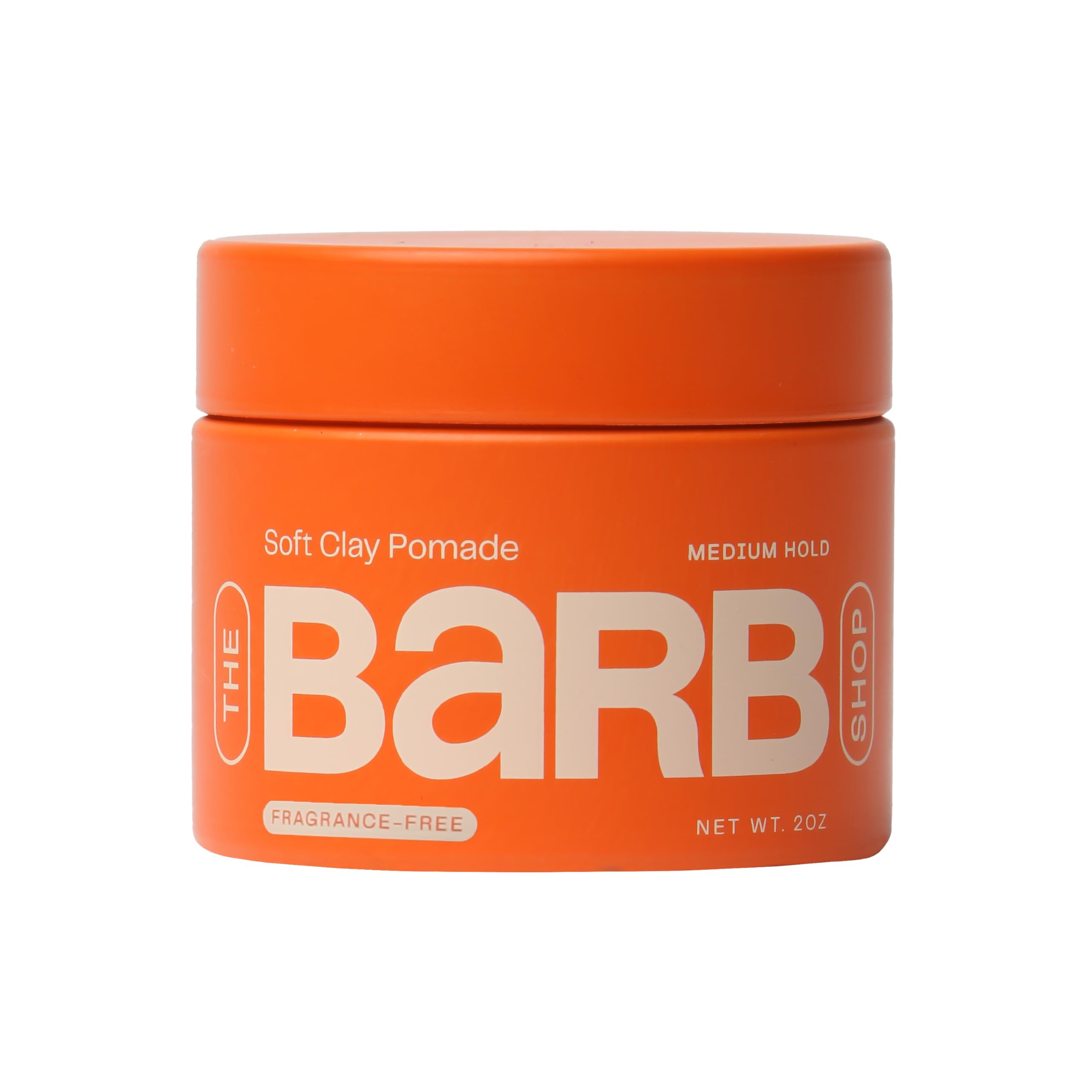 Barb Soft Clay Pomade – Medium Hold, Water-Based, Fragrance-Free (2 oz) | The Barb Shop