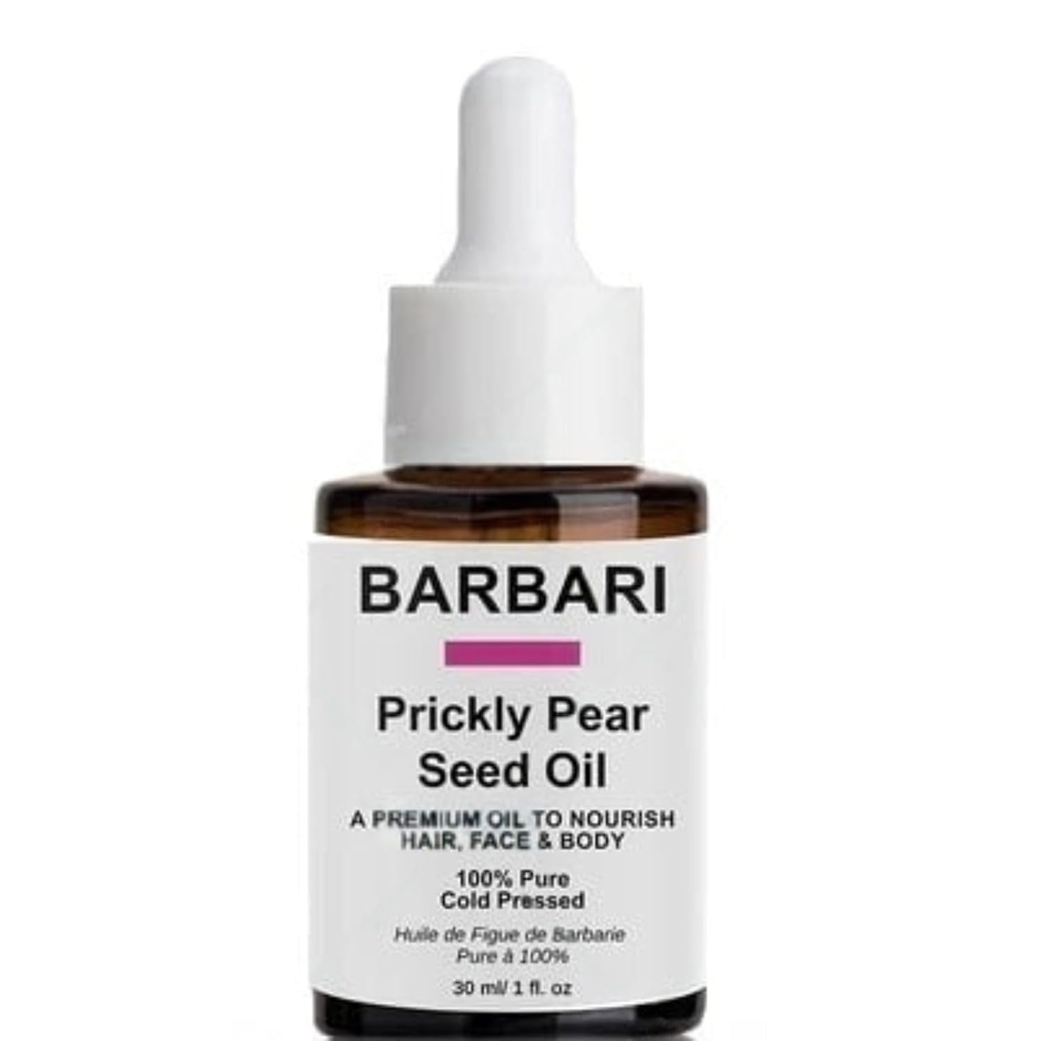 BARBARI Prickly Pear Oil – Hydrating Face, Hair & Nails | Lightweight, Fast-Absorbing Luxury Oil (30ml)