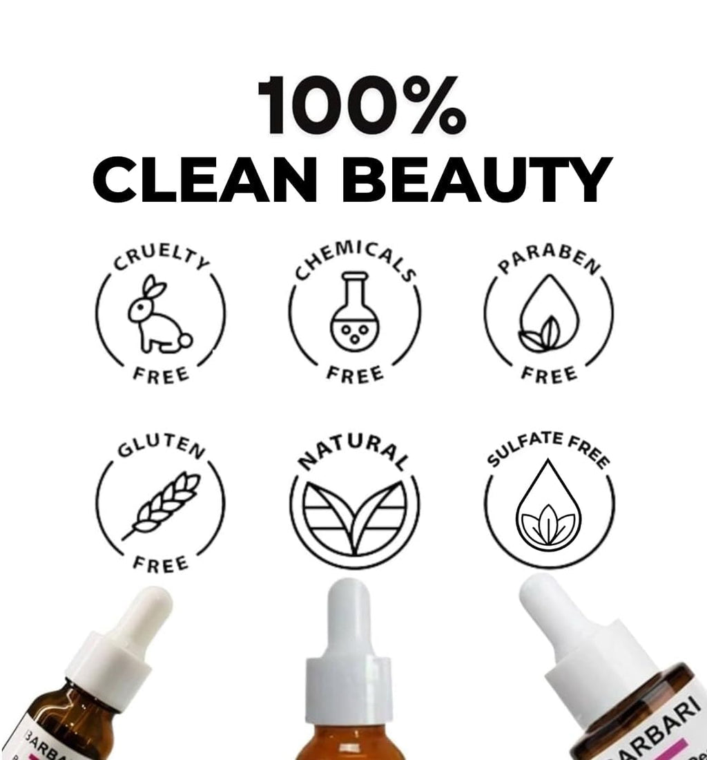 BARBARI Prickly Pear Oil – Hydrating Face, Hair & Nails | Lightweight, Fast-Absorbing Luxury Oil (30ml)