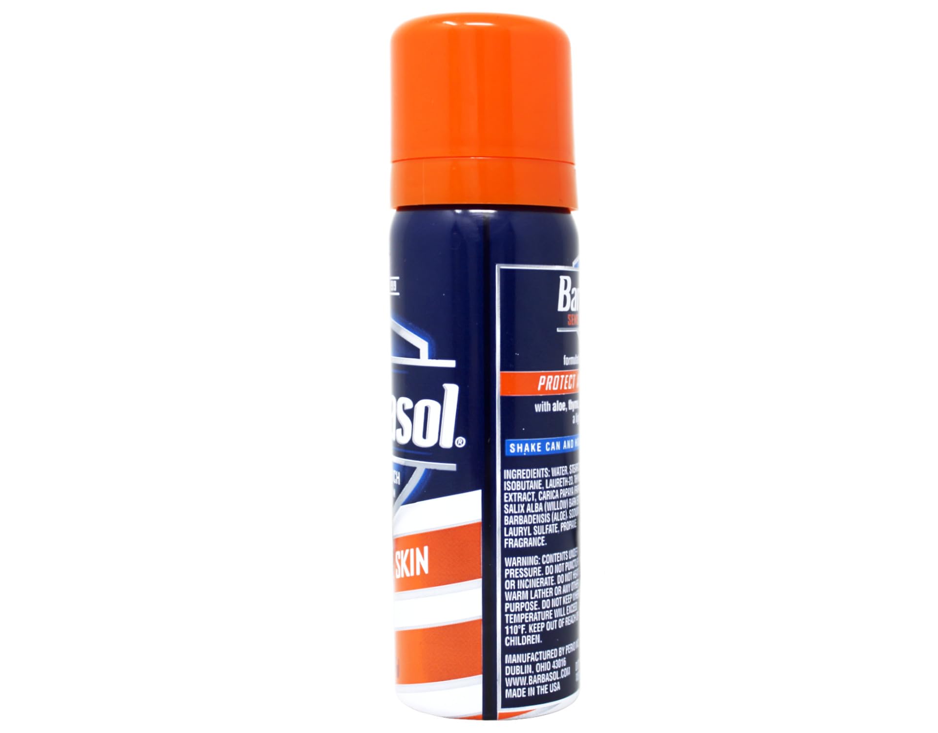 Barbasol Sensitive Skin Shave Cream – Travel Size 2 oz (Pack of 36)