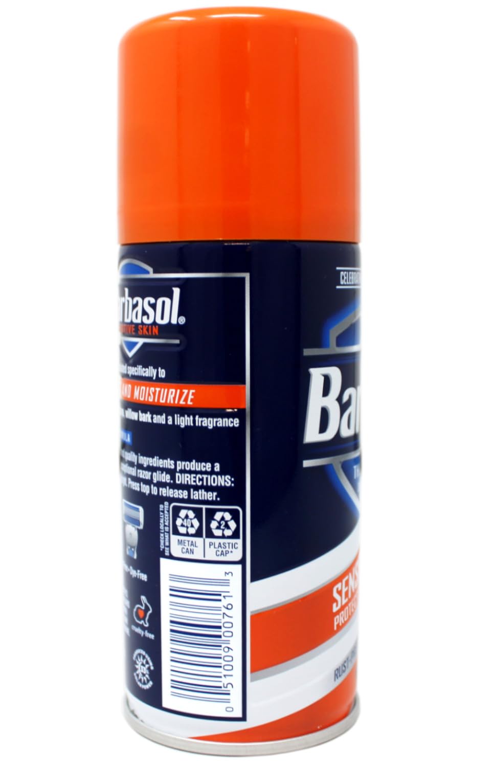 Barbasol Shave Cream 7 Ounce Sensitive Skin Pack of 3 | Gentle Formula & Rich Lather