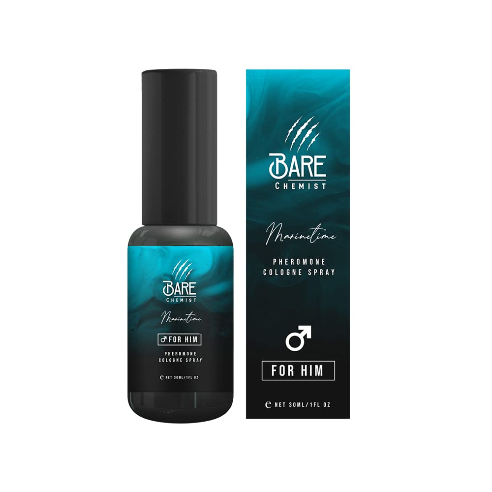 Bare Chemist Maritime Pheromone Cologne for Men – Extra Strong, Alcohol-Free Formula to Attract Women
