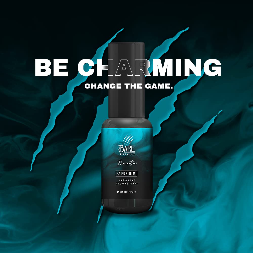 Bare Chemist Maritime Pheromone Cologne for Men – Extra Strong, Alcohol-Free Formula to Attract Women