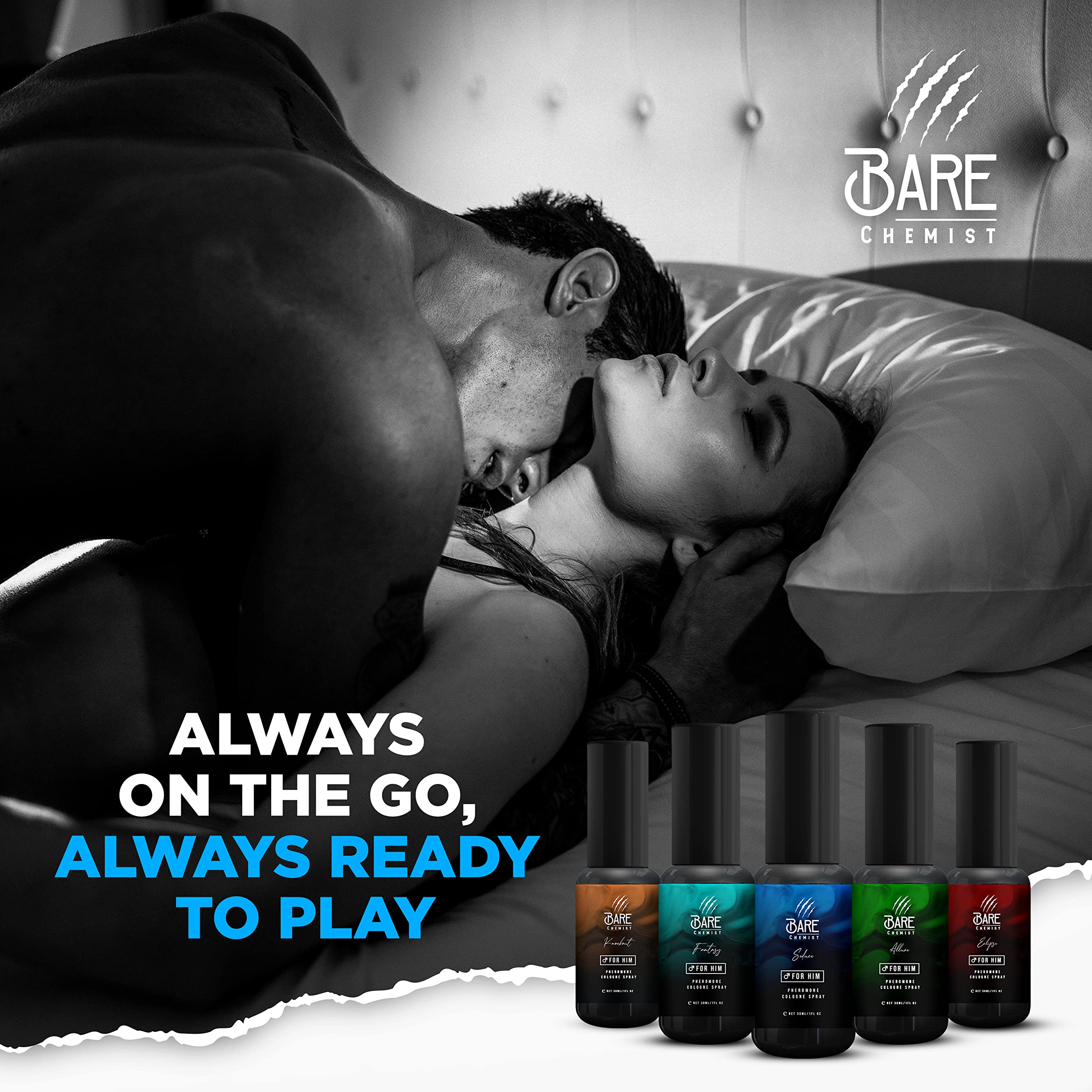 Bare Chemist Paradise Pheromone Cologne for Men – Extra Strong Formula