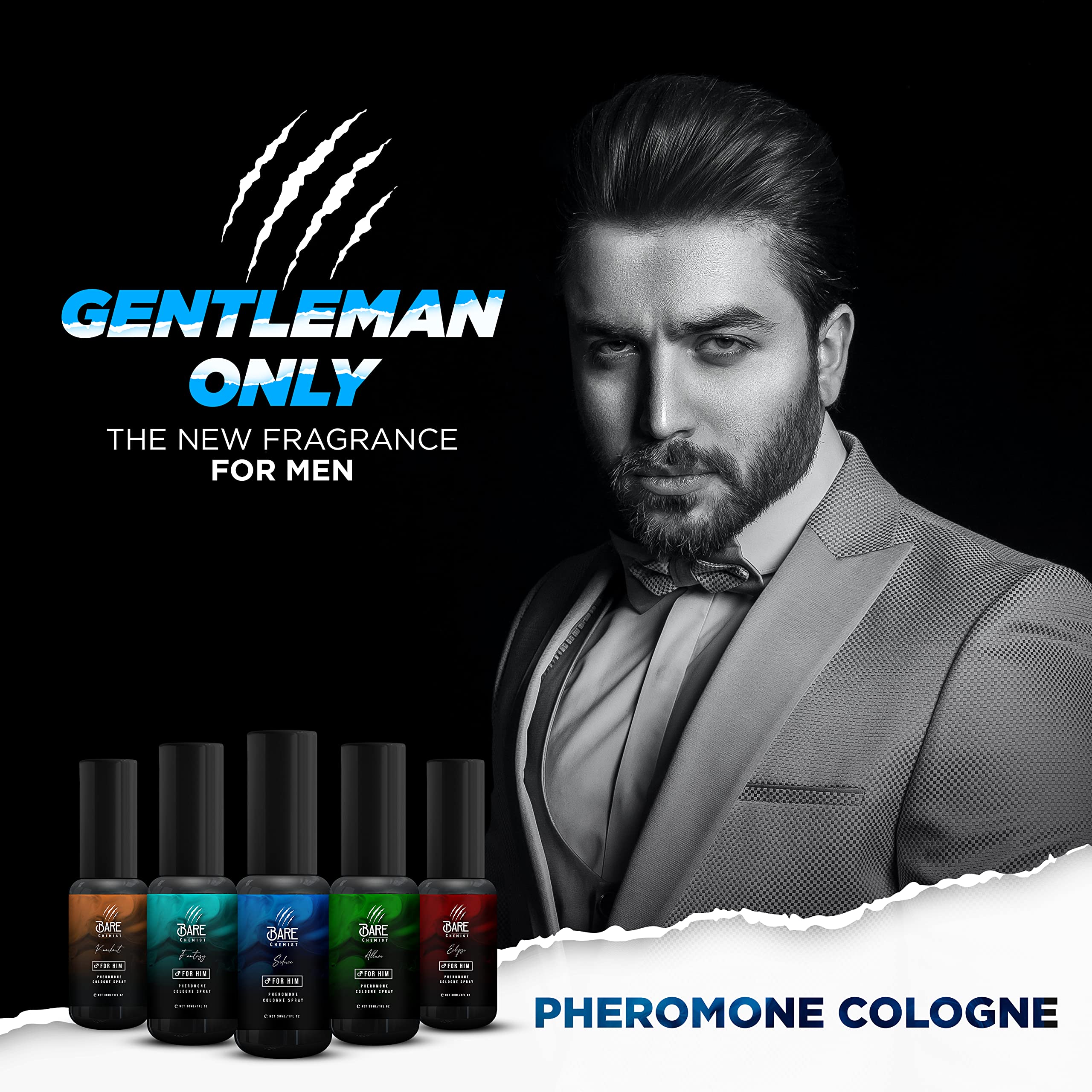 Bare Chemist Paradise Pheromone Cologne for Men – Extra Strong Formula