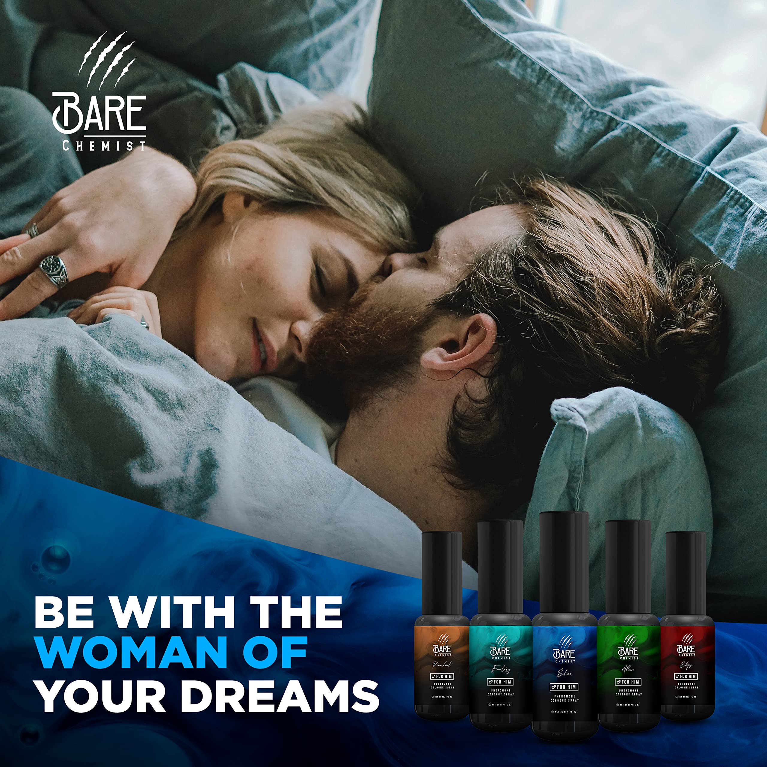 Bare Chemist Paradise Pheromone Cologne for Men – Extra Strong Formula