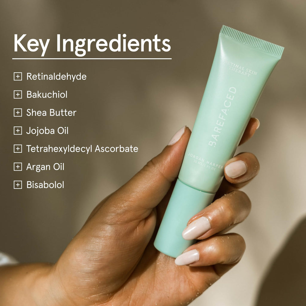 Barefaced Retinal Skin Therapy 30ml – Retinaldehyde & Bakuchiol Serum for Firming, Smoothing & Even Tone