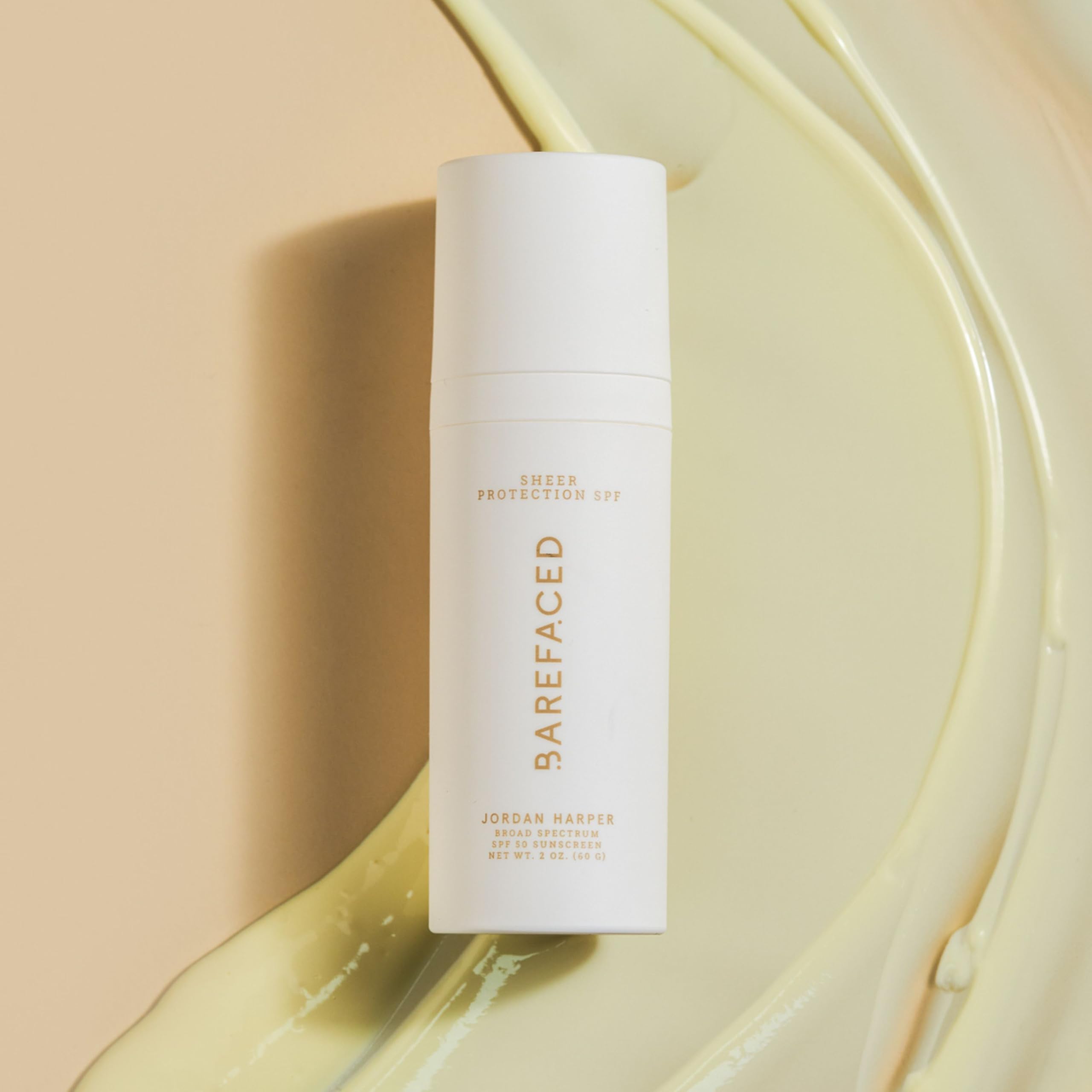 Barefaced Sheer Protection SPF 50+ – Oil-Free Sunscreen for Women with Zinc Oxide, Niacinamide & Hyaluronic Acid (Universal Tint, 60ml)