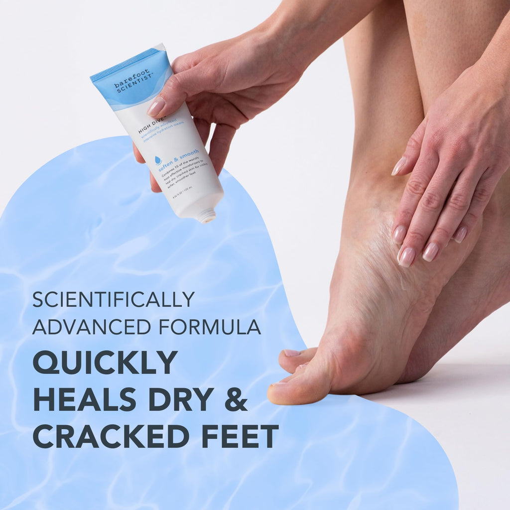 Barefoot Scientist High Dive Intensive Hydration Foot Therapy Cream | Deep Moisture for Dry Feet & Cracked Heels
