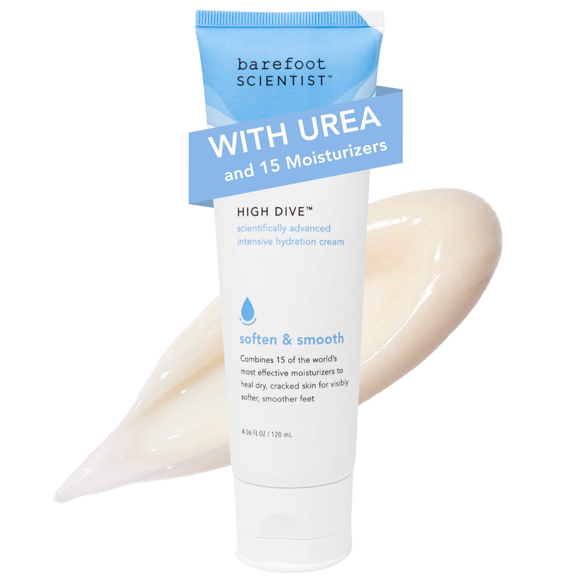 Barefoot Scientist High Dive Intensive Hydration Foot Therapy Cream | Deep Moisture for Dry Feet & Cracked Heels