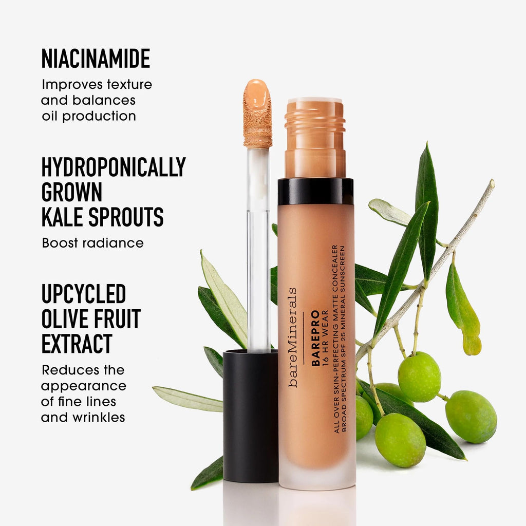 bareMinerals BAREPRO 16HR All Over Skin-Perfecting Concealer SPF 25