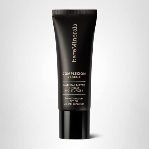 bareMinerals Complexion Rescue Natural Matte Tinted Moisturizer SPF 30 – Vanilla 02 (Vegan, Cruelty-Free)