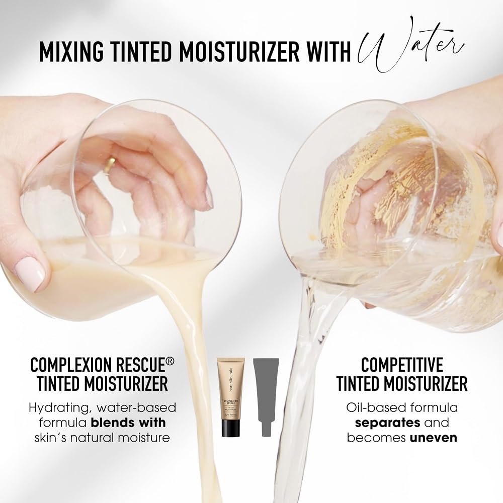 bareMinerals Complexion Rescue Tinted Moisturizer SPF 30 – Bamboo 5.5 | Vegan, Cruelty-Free, Dermatologist-Tested