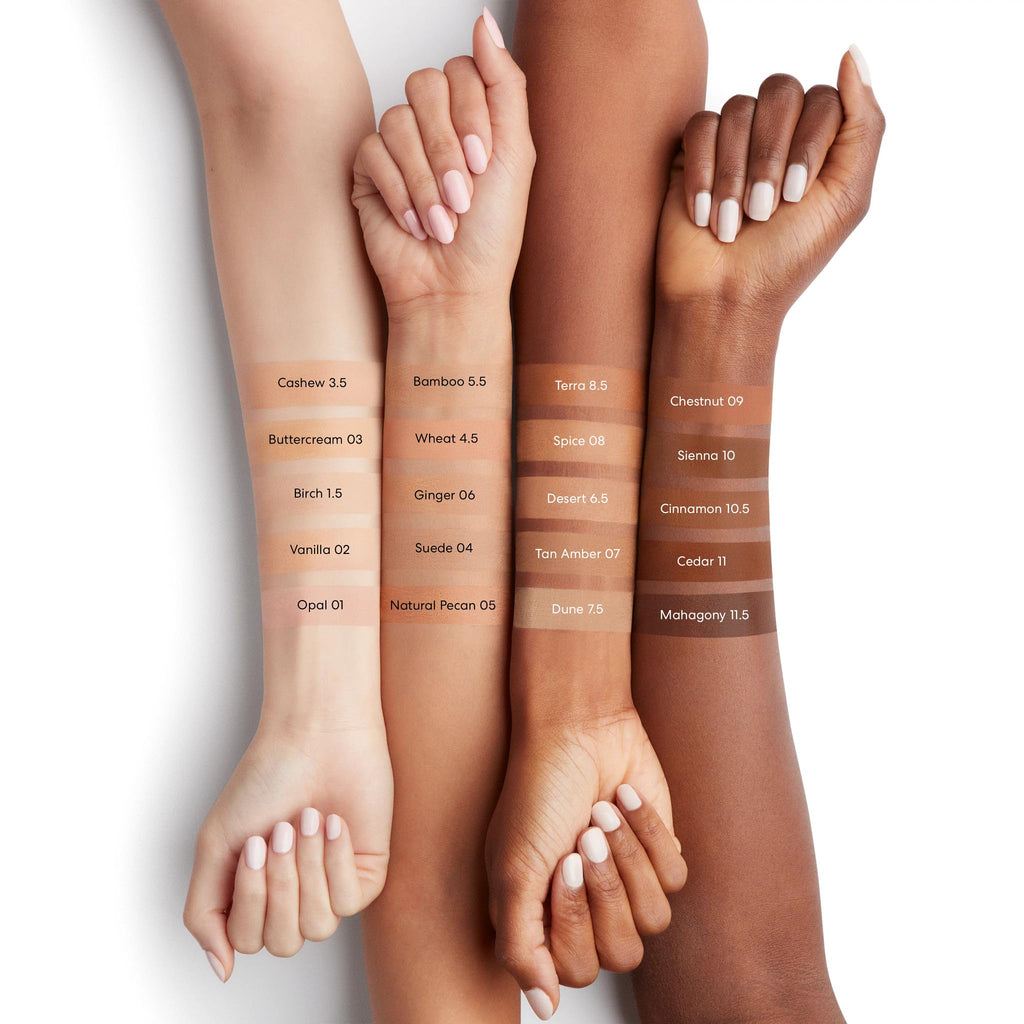 BareMinerals Complexion Rescue Natural Matte Tinted Moisturizer Suede 04 – Vegan, Cruelty-Free, Dermatologist-Tested