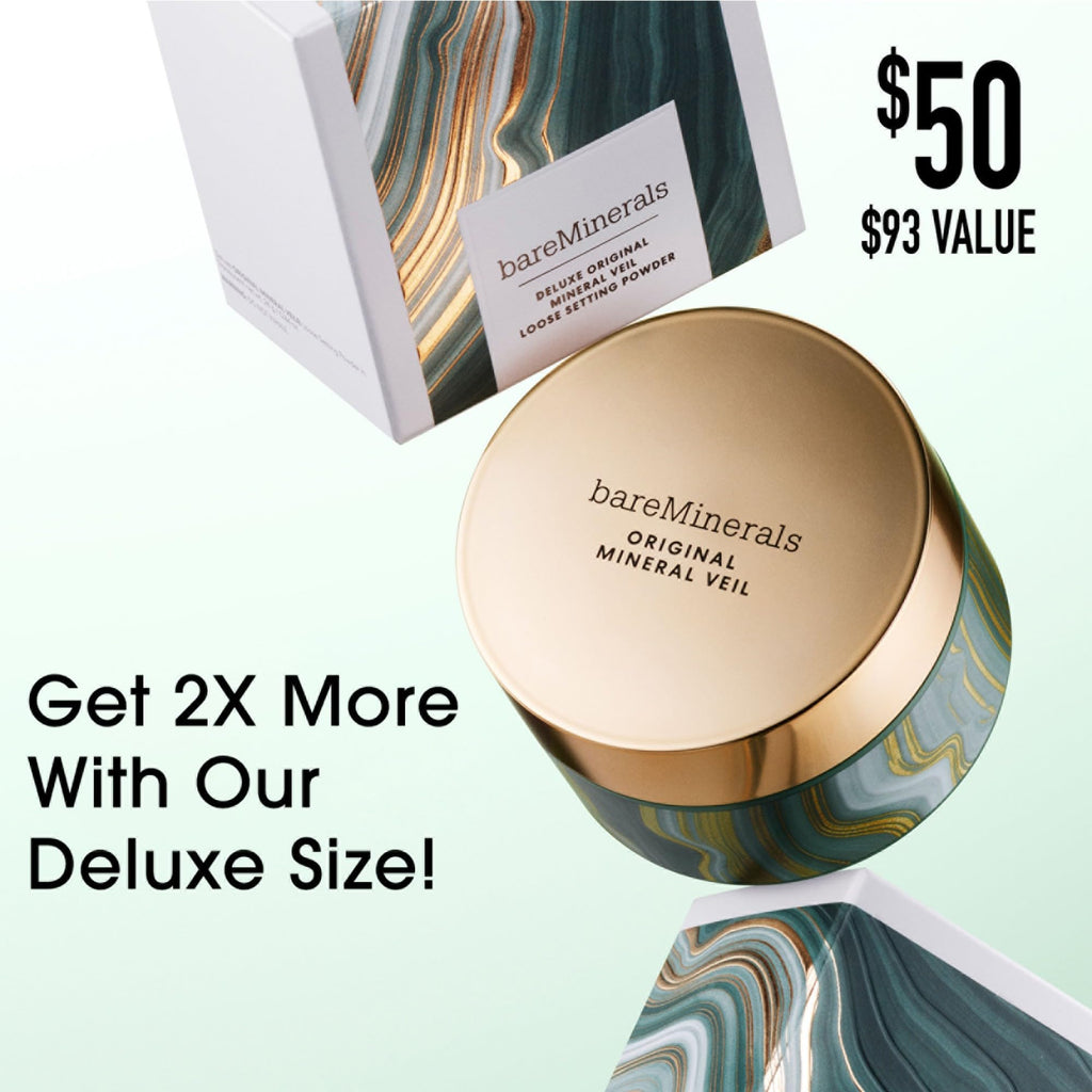 bareMinerals Holiday 2025 Deluxe Mineral Veil – Vegan, Cruelty-Free & Dermatologist-Tested