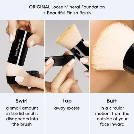 bareMinerals Original Loose Powder Foundation SPF 15 - Fairly Light 03 | Vegan, Cruelty-Free & Dermatologist-Tested