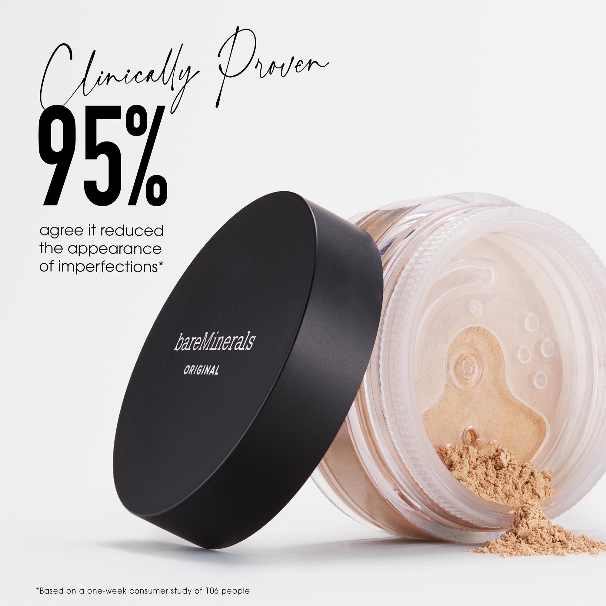 bareMinerals Original Get Started Kit — 3-Piece Mineral Makeup Set, Fairly Medium, Vegan & Cruelty-Free