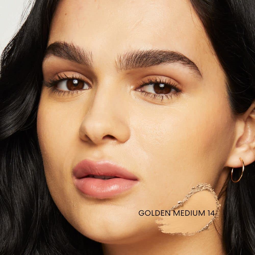 bareMinerals Original Matte Loose Mineral Foundation SPF 15 – 14 Golden Medium | Vegan, Cruelty-Free & Dermatologist-Tested