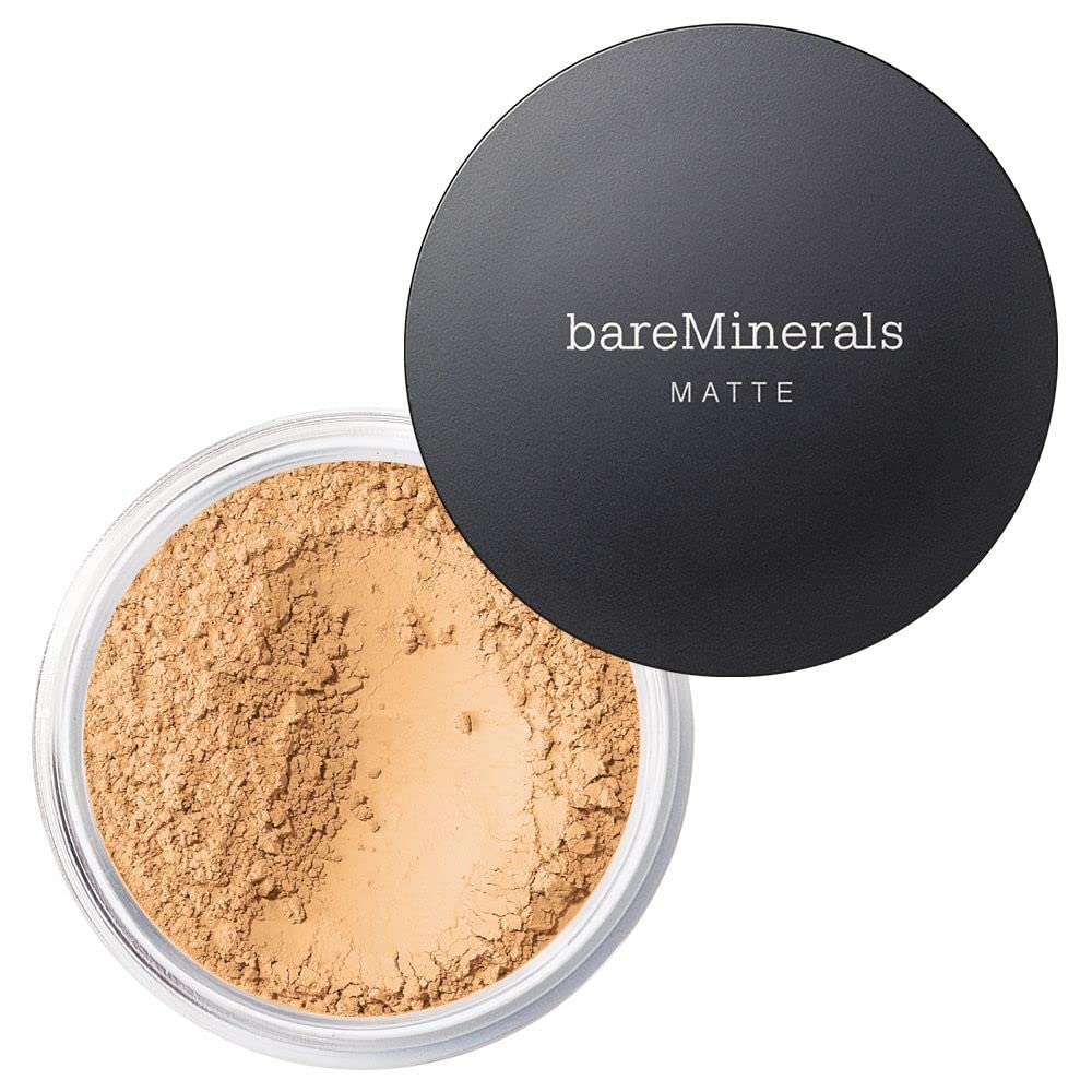 bareMinerals Original Matte Loose Mineral Foundation SPF 15 – 14 Golden Medium | Vegan, Cruelty-Free & Dermatologist-Tested