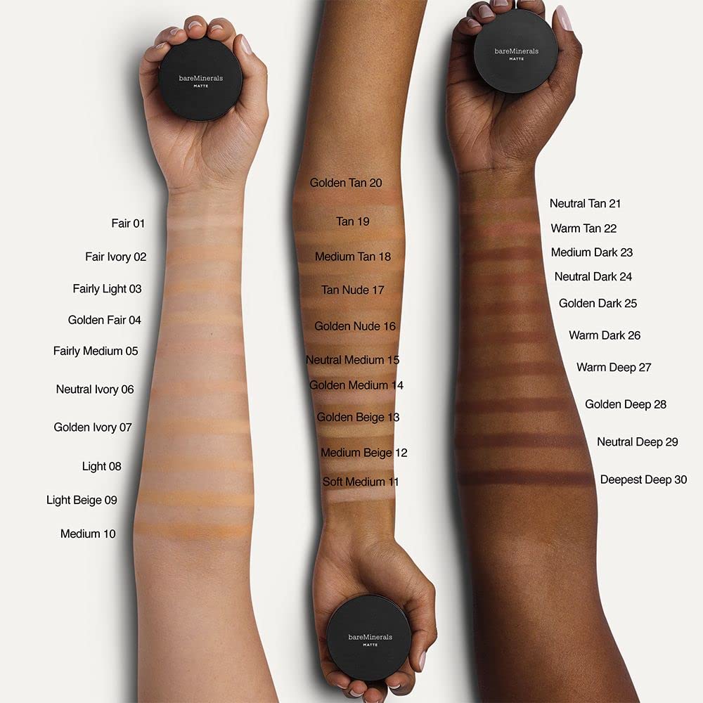 bareMinerals Original Matte Loose Foundation SPF 15 – 03 Fairly Light | Vegan & Cruelty-Free