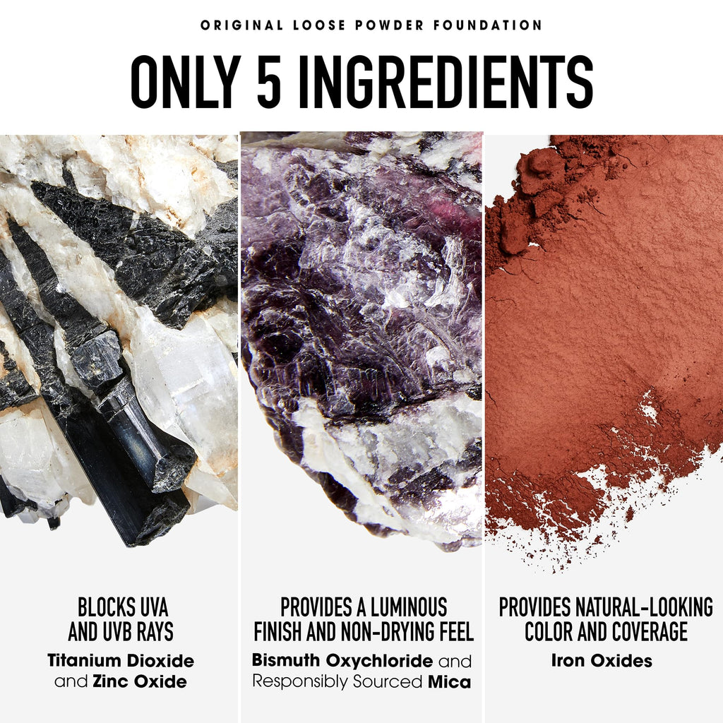 bareMinerals Original Get Started Kit — 3-Piece Mineral Makeup Set, Fairly Medium, Vegan & Cruelty-Free