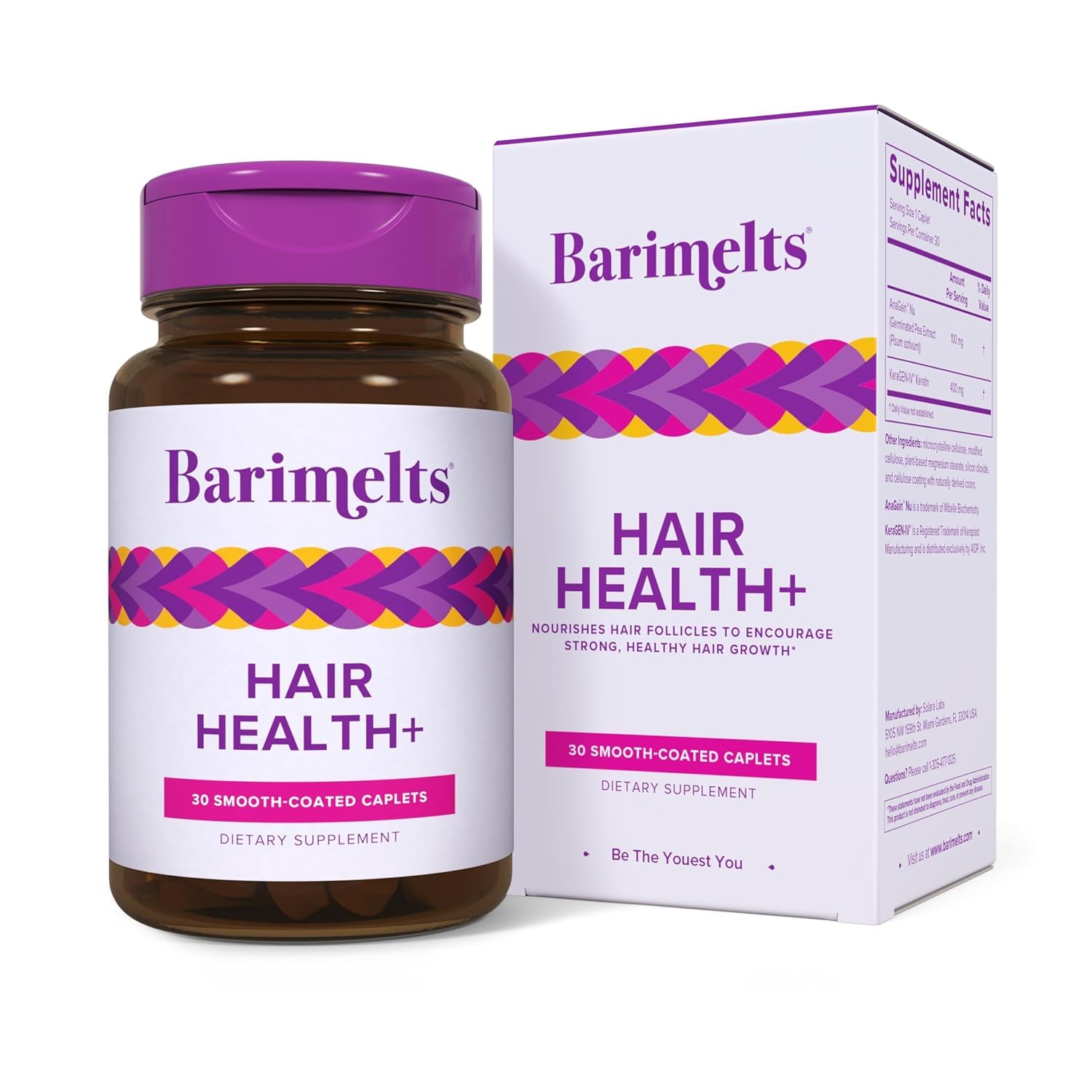 Barimelts Hair Health+ for Bariatric & GLP-1 Hair Support