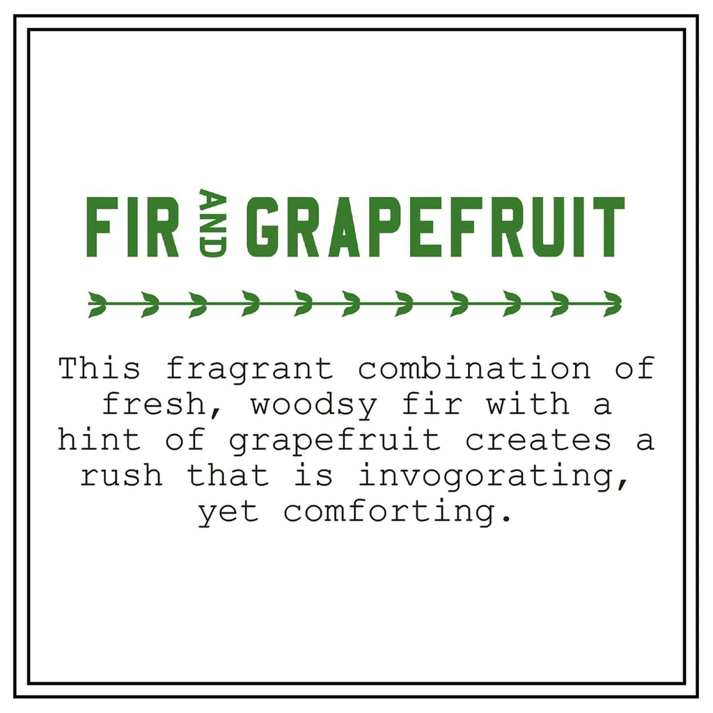BARR-CO Fir & Grapefruit Hand & Body Cream – Woody Citrus Scent, 3.4 oz