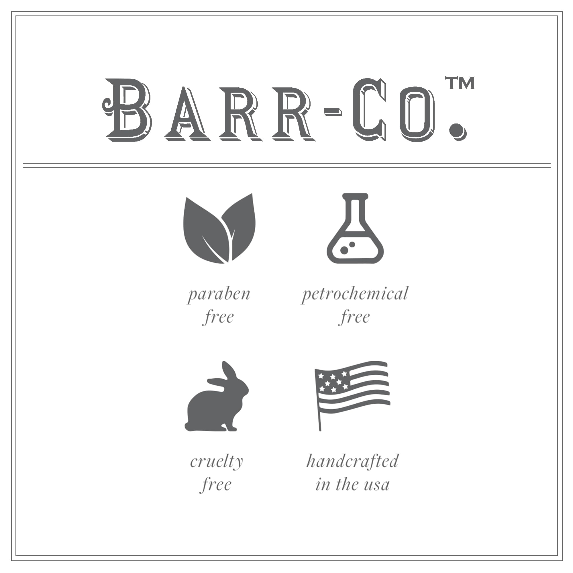 BARR-CO Hand Soap Refill – Natural Moisturizing Liquid Soap, Citrus & Balsam, 32 fl oz