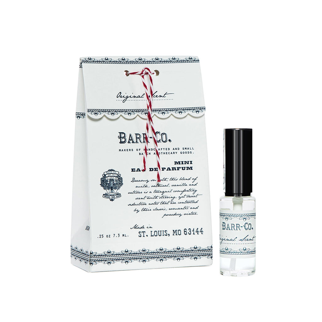 Barr-Co Original Scent Mini Perfume Spray | Creamy Vanilla with Oat & Vetiver, Travel Size