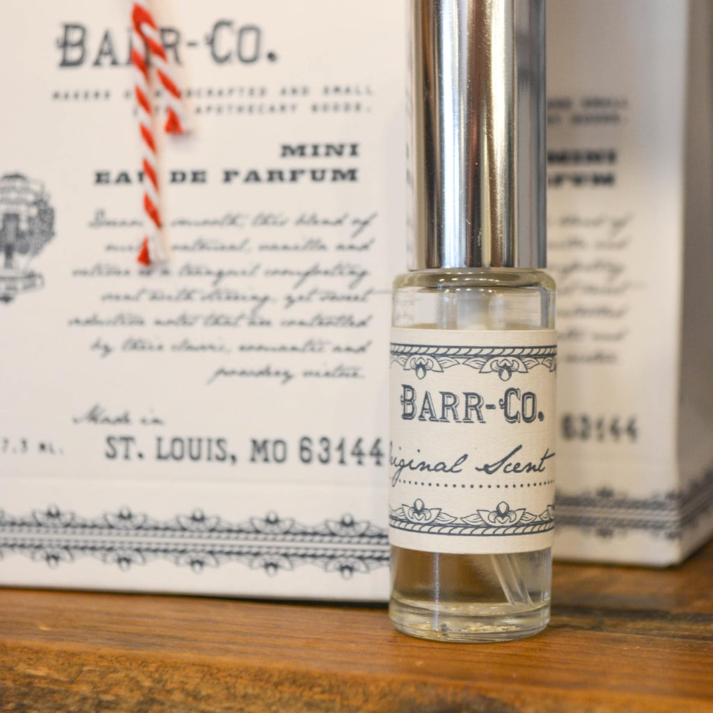 Barr-Co Original Scent Mini Perfume Spray | Creamy Vanilla with Oat & Vetiver, Travel Size